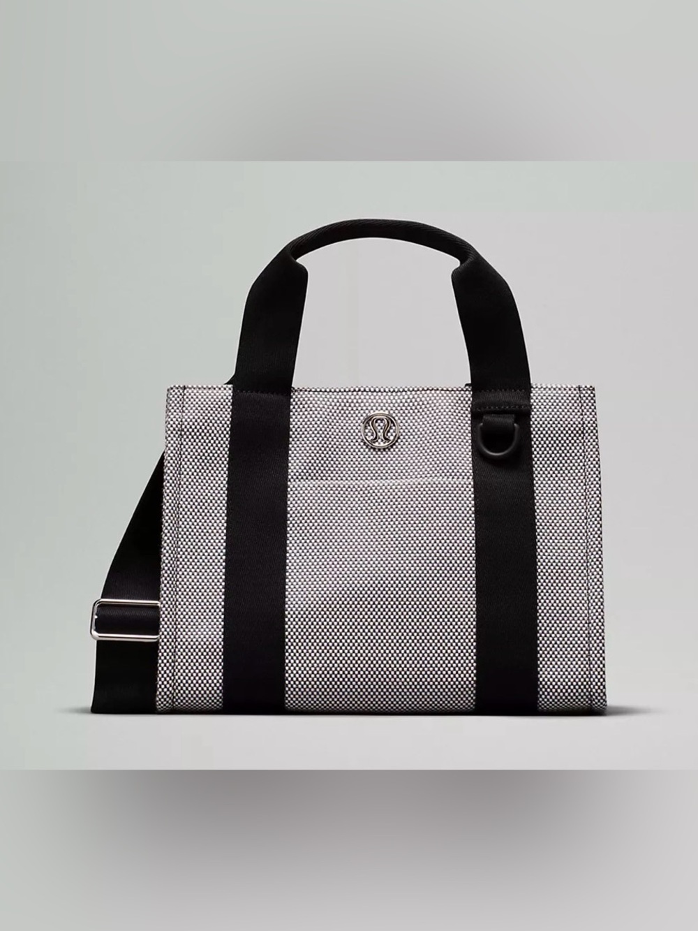 Lululemon Two-Tone Canvas Mini Tote Bag 4.5L in anchor/light ivory